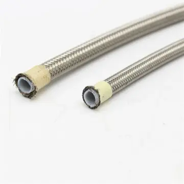 304 Stainless Steel Braided Flexible Gas Hose High Pressure Water PTFE Braided Hose