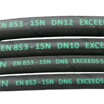                     Wire Braid Hydraulic Hose En853 1sn SAE100 R1 Used In Crimping Machine                