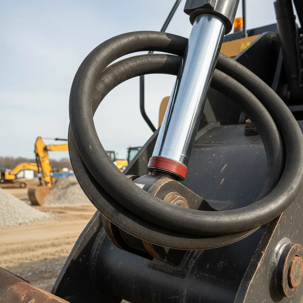 High Pressure Hydraulic Hose For Hydraulic Cylinder Sealing In Construction Machinery