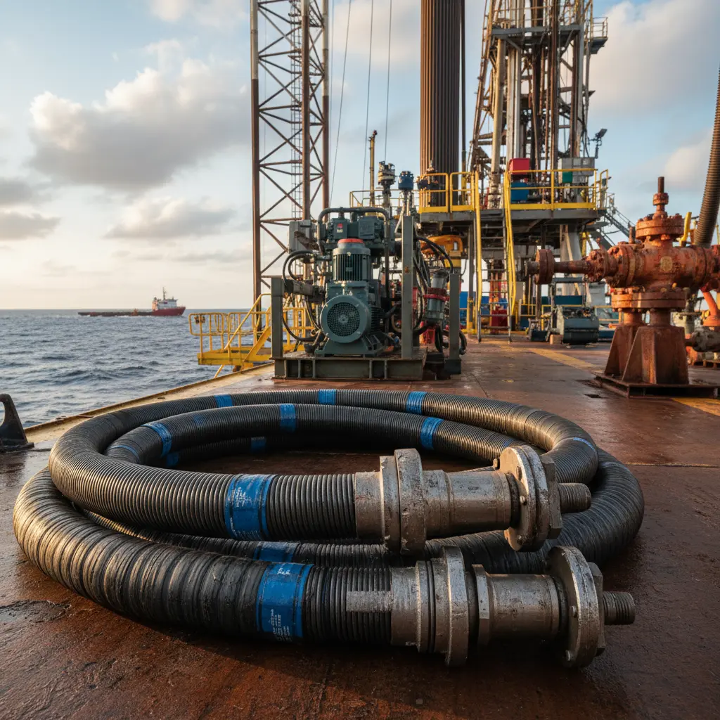 High Pressure Hose Assembly For Offshore Drilling Rigs And Oil & Gas Equipment