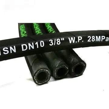                     High Pressure 3/8 1sn Braid Hydraulic Hose Pipe SAE 100r1 En853 Pressure Industrial Fuel Oil Hose Hydraulic Hose                
