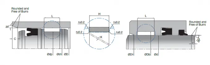 KL63 Carbon Steel PTFE Bronze Composite Bushings Low Friction Low Abrasion 0