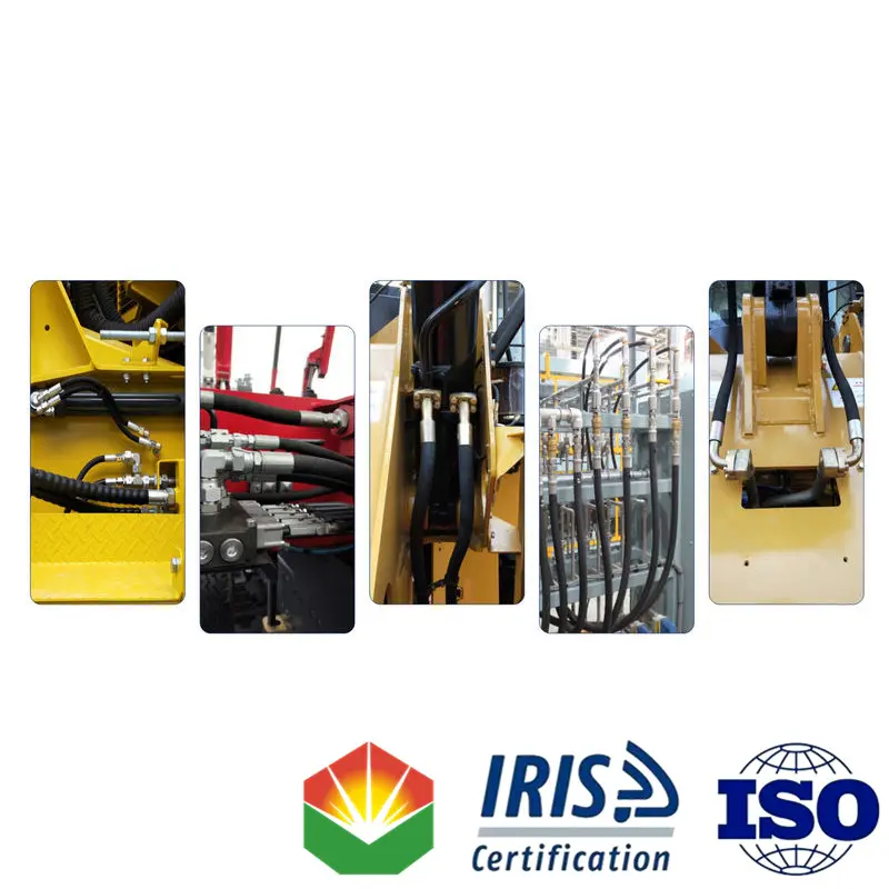 SAE 100 R12 Spiral Hydraulic Rubber Hose High Pressure For Petroleum Based Hydraulic Oils