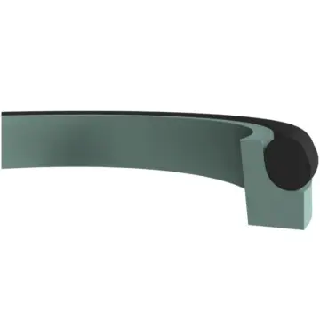                    Low Friction PTFE Wiper Seal No Stick Slip Simple Groove Design                
