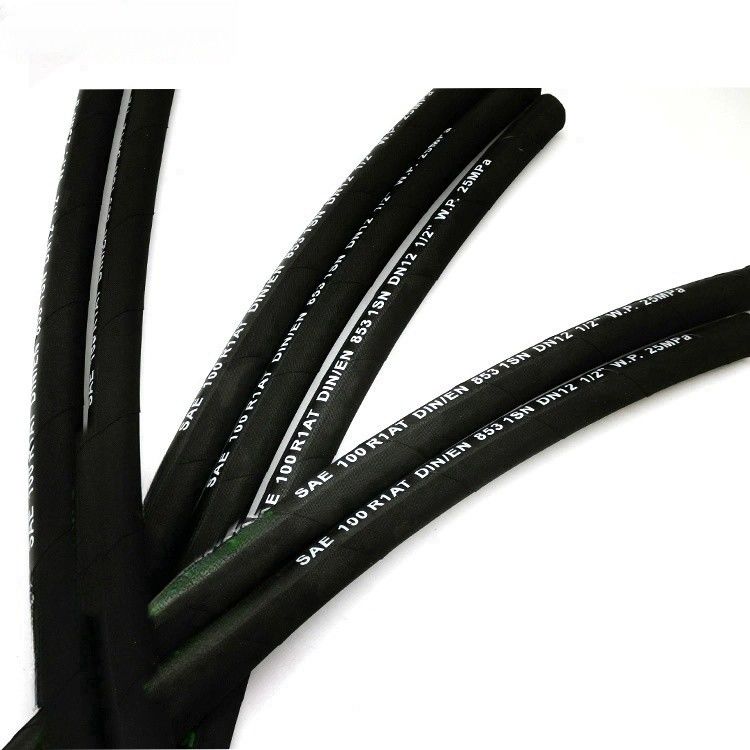                     High Pressure 3/8 1sn Braid Hydraulic Hose Pipe SAE 100r1 En853 Pressure Industrial Fuel Oil Hose Hydraulic Hose                