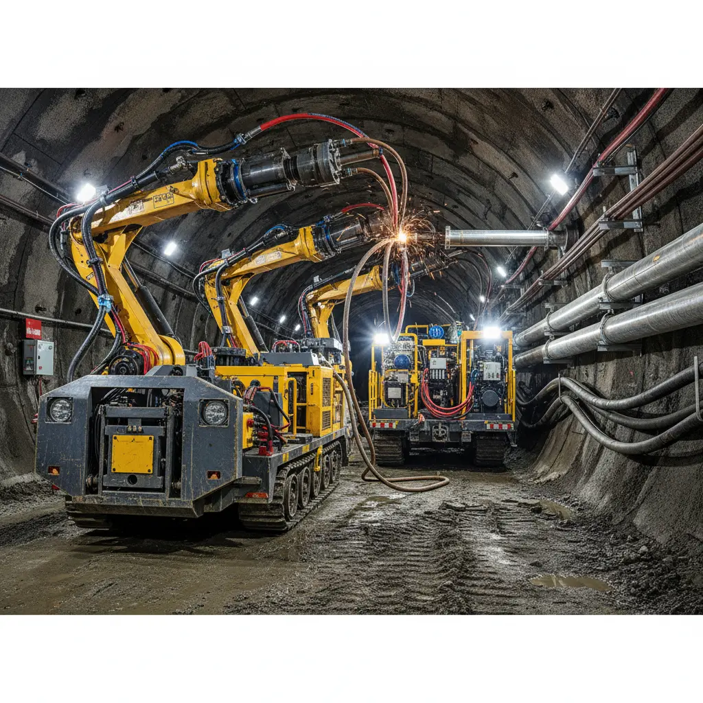 Underground Mining Equipment For High-speed Railway Hydraulic And Pneumatic Systems