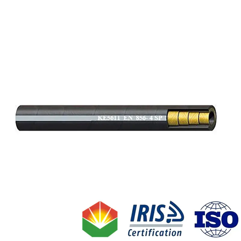 Ultra-high pressure wire Spiral Hydraulic Rubber Hose KE5611/SAE100 R9 Oil Resistant