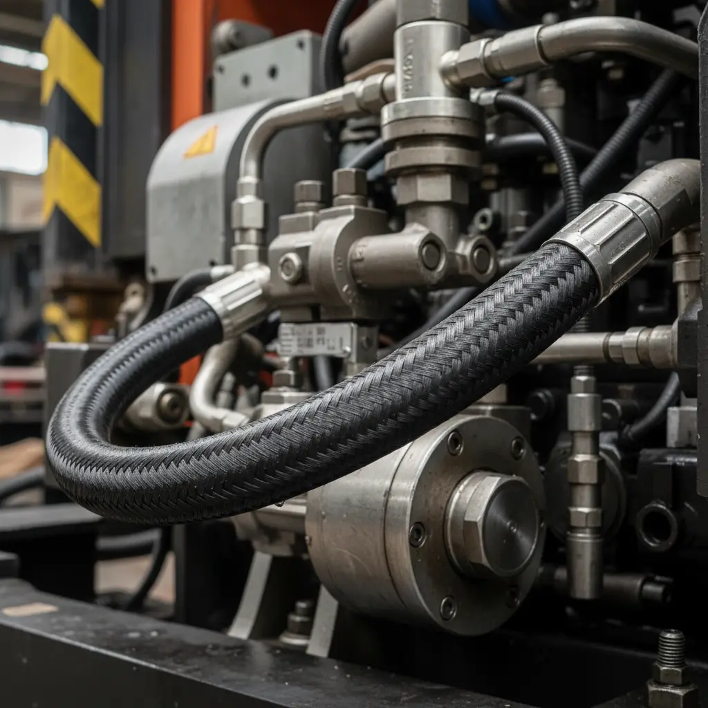 High Pressure Rubber Hose For High-pressure Hydraulic Systems In Engineering Equipment