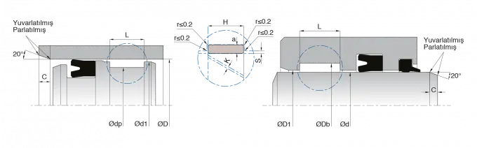 Polyester Fiber / Phenolic Resin Hydraulic Guide Ring For Mobile Machinery 0