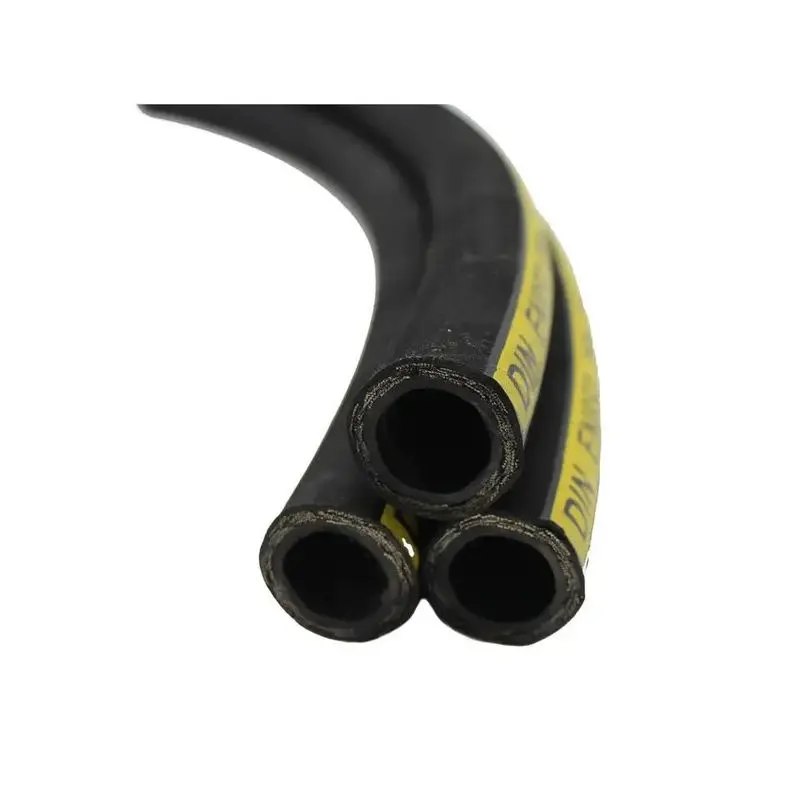                     Crimping Machine Hydraulic Hose En853 1sn with Black Oil Outer Layer and Oil Resistant Inner Layer                