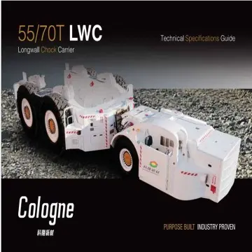                     55/70T LWC Longwall Chock Carrier 10 Km/Hr 20 Km/Hr For Coal Mine Underground Operations                