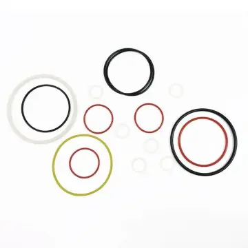                     FKM / NBR O Rings Color Customized Rubber Silicone O Ring For Oilfield                