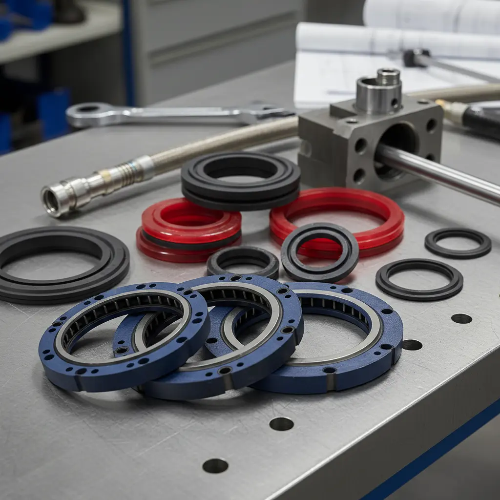 Hydraulic Piston Seals For High-pressure Hydraulic Systems In Engineering Equipment