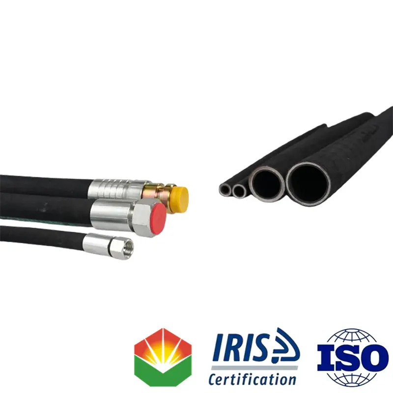 SAE 100 R12 Spiral Hydraulic Rubber Hose High P...