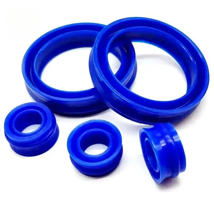                     PU Hydraulic Rod Seals Custom Compound Polyurethane Material Piston Rod Seals                
