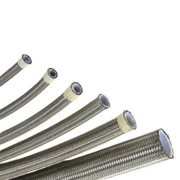                     Stainless Steel Flexible Braided Hose Tube Pipe PTFE Metal Hose For Fuel Oil Hose Line                
