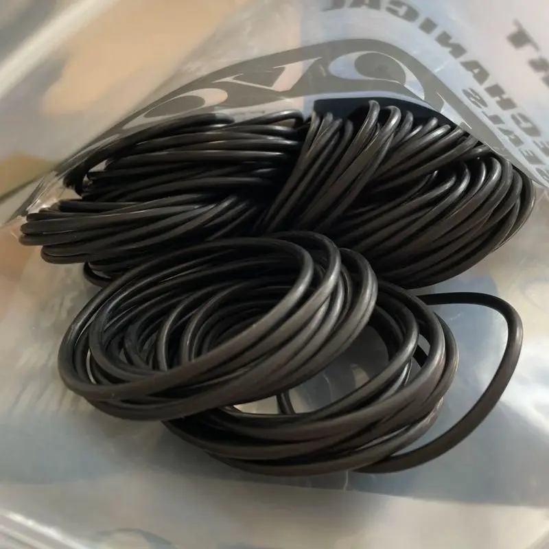 Silicone FKM EPDM NBR O Rings , Nitrile Rubber Seal O Ring Different Sizes