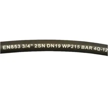                     Crimping Machine Hydraulic Hose En853 1sn with Black Oil Outer Layer and Oil Resistant Inner Layer                