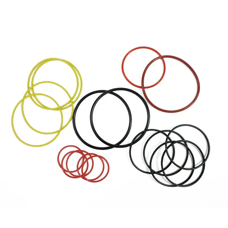                     FKM / NBR O Rings Color Customized Rubber Silicone O Ring For Oilfield                