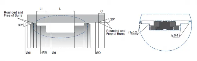 Compact Double Acting Seal Sets Low Friction With Superior Static / Dynamic Sealing 0