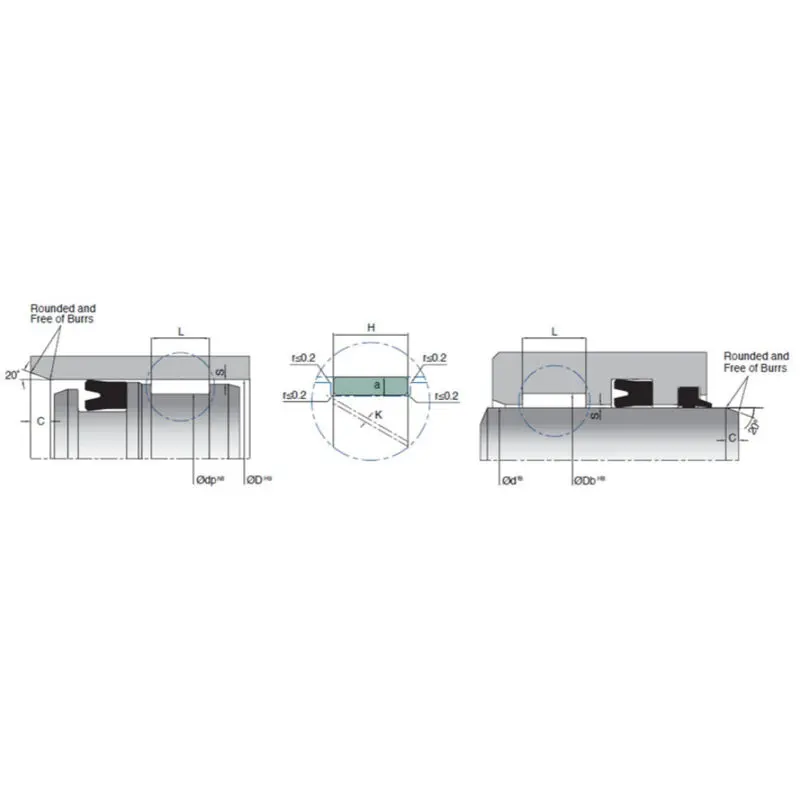                     Bronze Filled PTFE Guide Strip Low Friction For Construction Machinery                