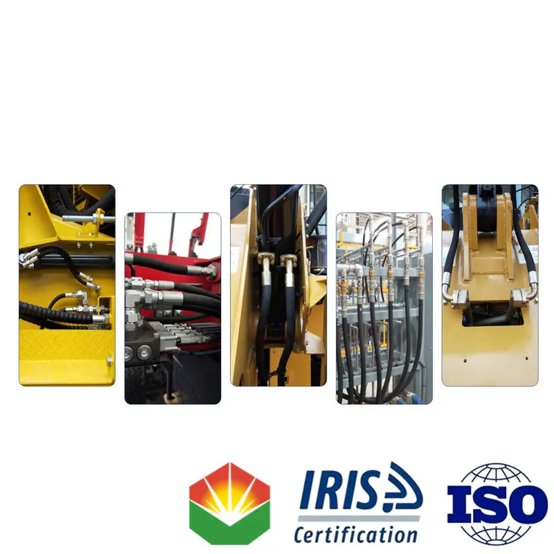 SAE 100R5 High Pressure NBR Wire Braid Hydraulic Hose ISO9001 IRIS Certified