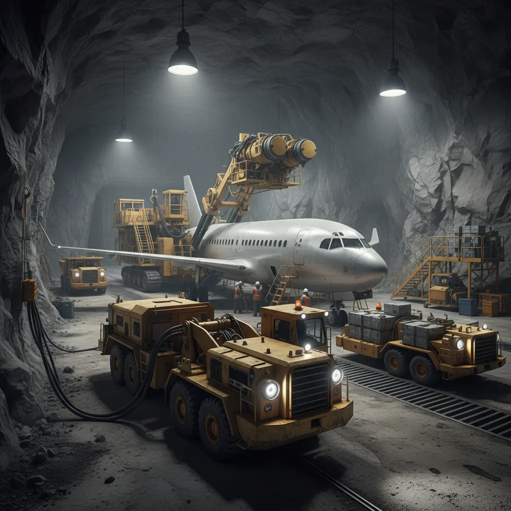 Underground Mining Equipment For Civil Aviation Ground Support And Maintenance Equipment