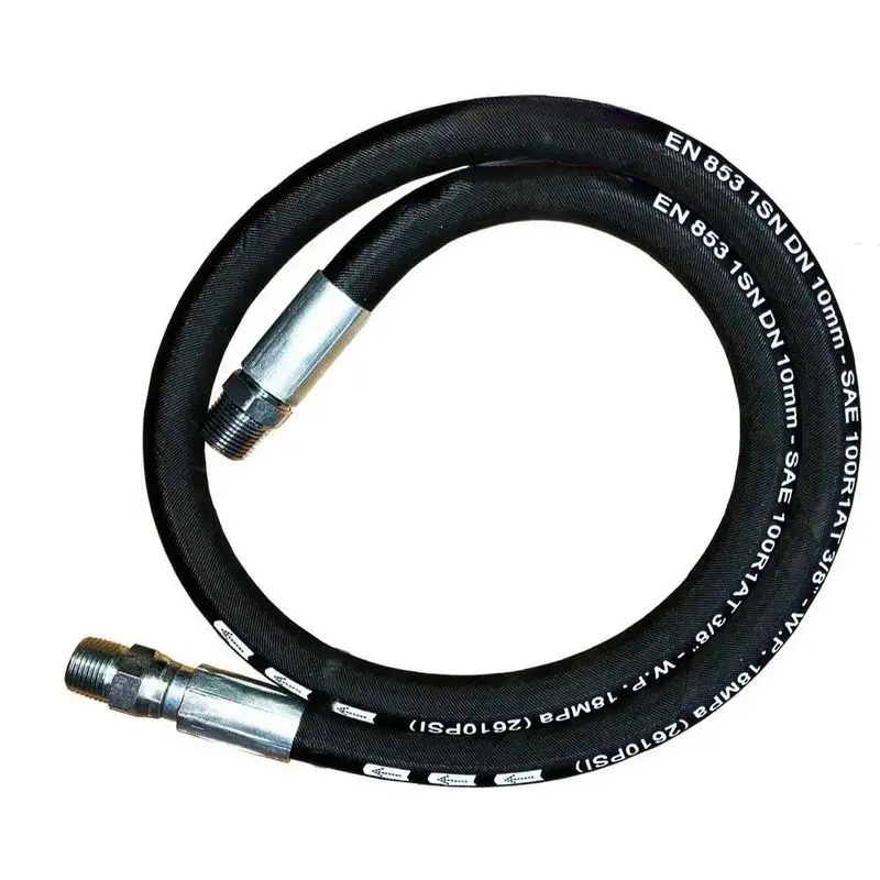                     Wire Braid Hydraulic Hose En853 1sn SAE100 R1 Used In Crimping Machine                