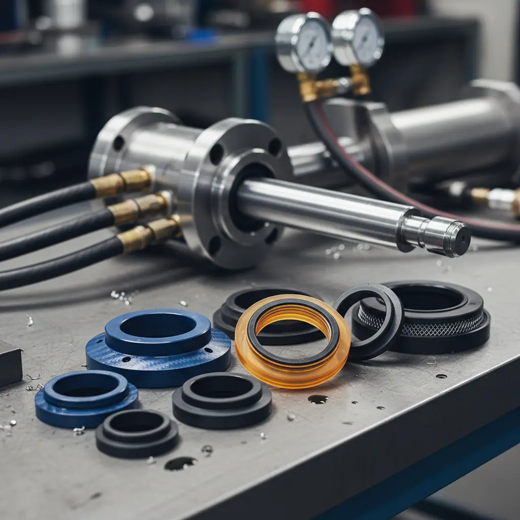 Piston Rod Seals For High-pressure Hydraulic Systems In Engineering Equipment