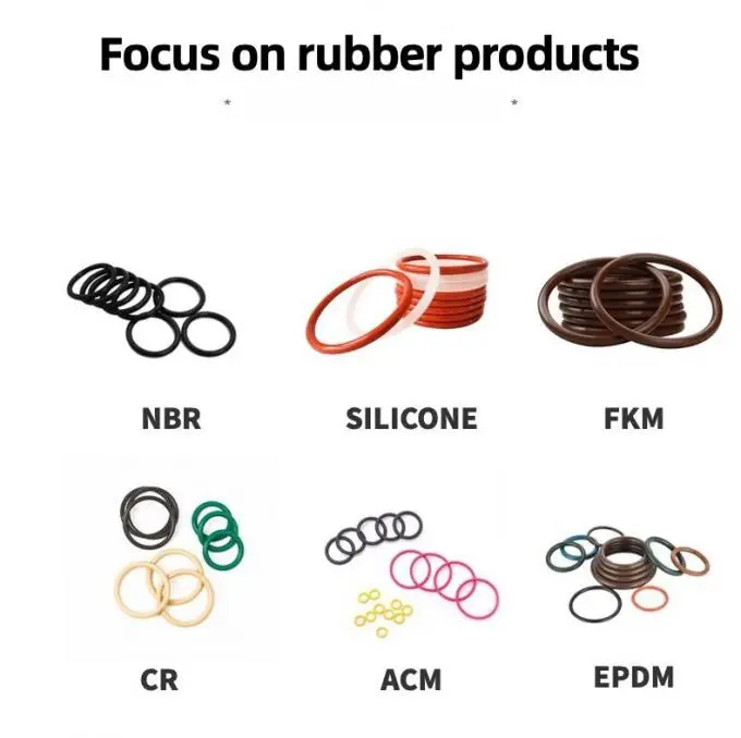 Custom Silicone O Ring Seal Oil Resistant Various Sizes Free Sample 0