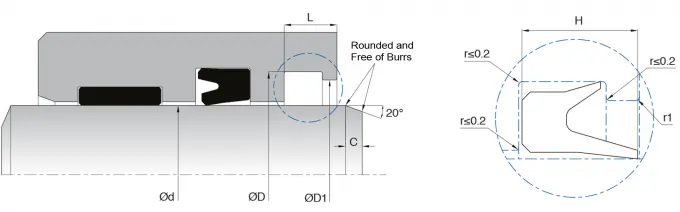 KELONG POM KL98 Wiper Scraper Seal Abrasion Resistant Customized Color 0
