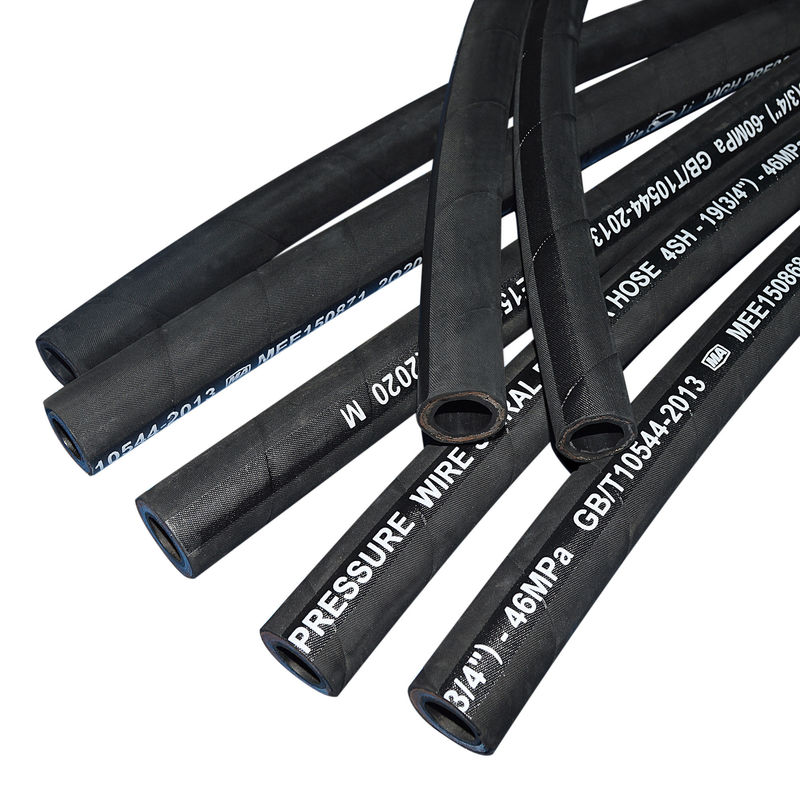                     SAE 100 R15 Hydraulic Hose , 1/4 Inch Suction Steel Wire Braided Hydraulic Hose Pipe                